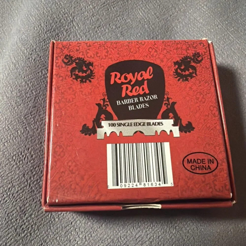 Royal Red 75-ct Pre-Snapped Single Edge Razor Blades